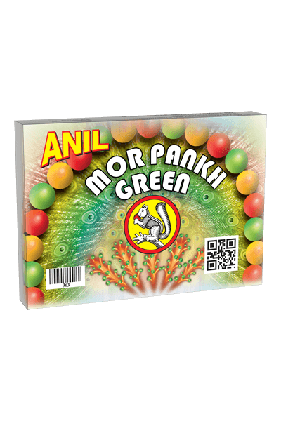 Moropankh Xplosion (1 Pce) Green Glittering Like Peacock Feathers – ANIL