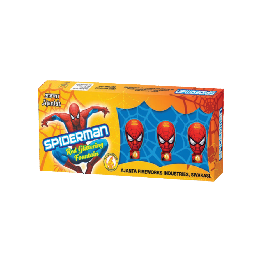 Spider Man (Red Colour Toy Fountain) – AJANTA