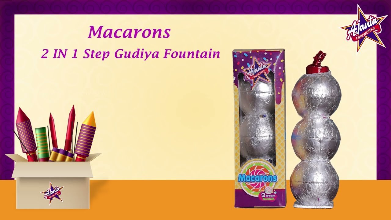 Macarons (2 IN 1 Step Gudiya Fountain) – AJANTA