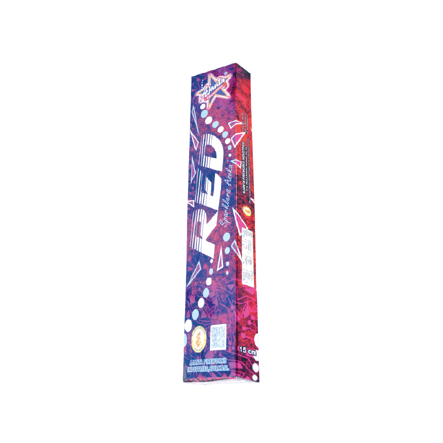 15 CM Red Sparklers – AJANTA