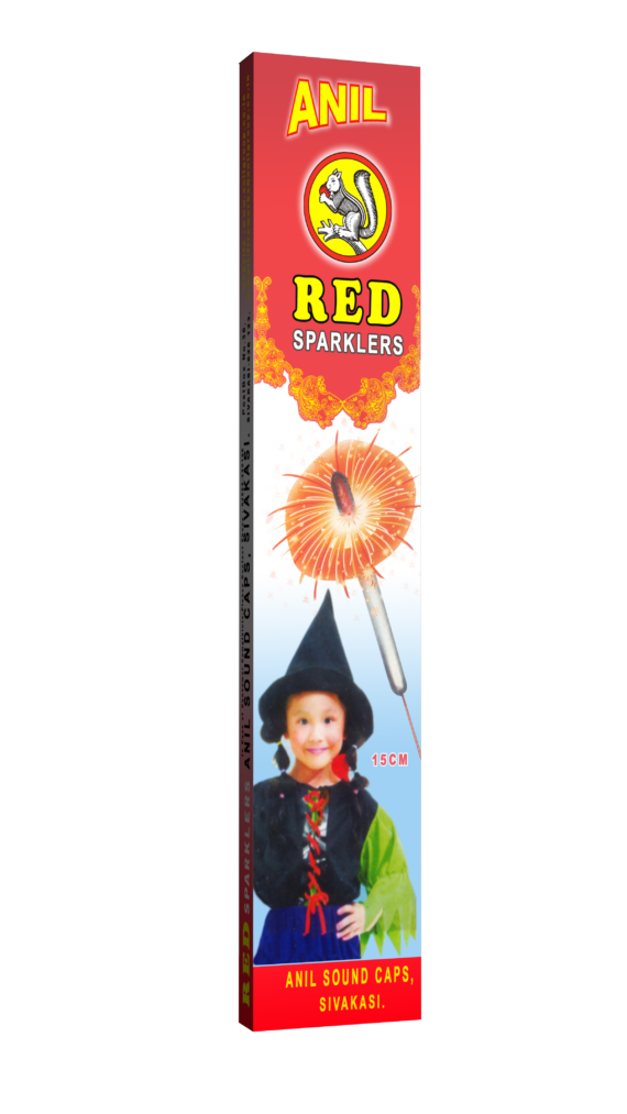 15 cm Deluxe Red Sparklers (10 Pcs) – ANIL Sparkler