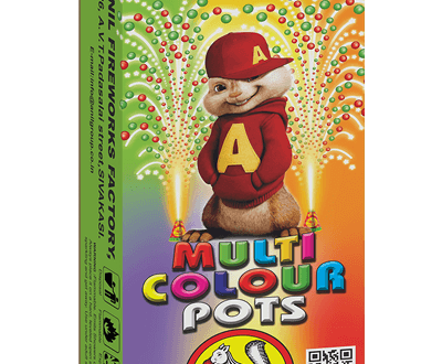 Multi Colour Pots (10 x 1) (10 Pcs) – ANIL