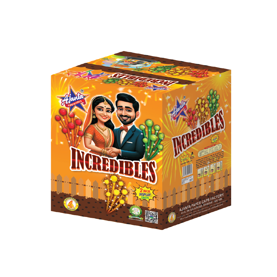 Incredible (16 Shots x 2" Multiple Colour) – AJANTA