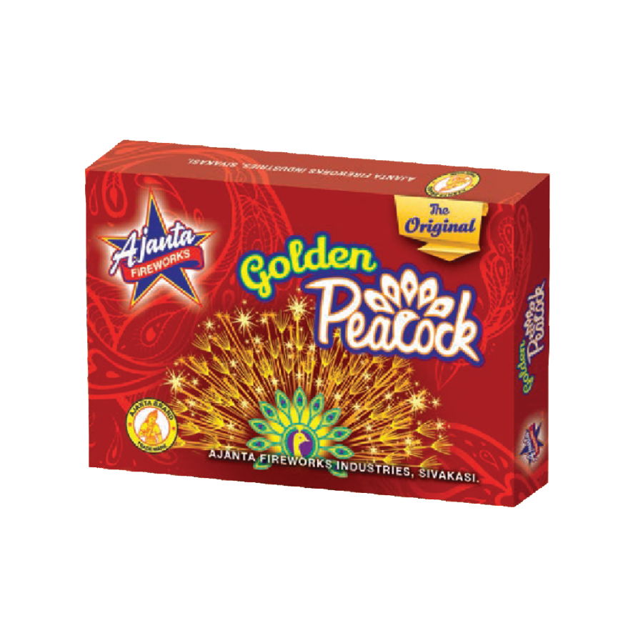Golden Peacock (5 IN 1 Golden Fountain) – AJANTA