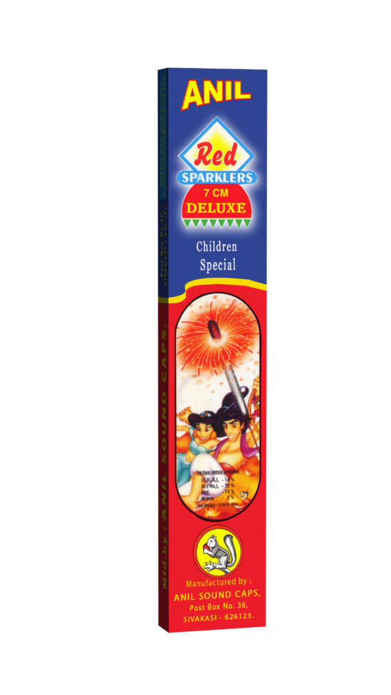 7 cm Deluxe Red Sparklers (10 Pcs) – ANIL