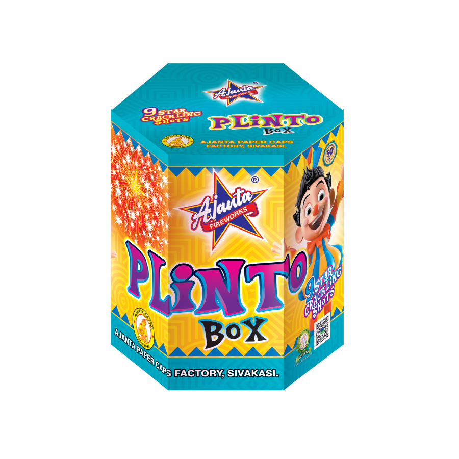Pinto Box (9 Shot 1 1/4 Shell Multiple Star Crackling Shots) – AJANTA