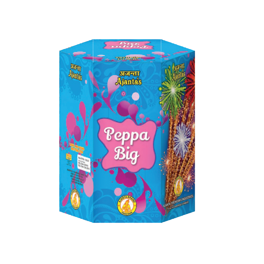 Peppa Big (12 Shot Twin Multiple Crackling Shots) – AJANTA