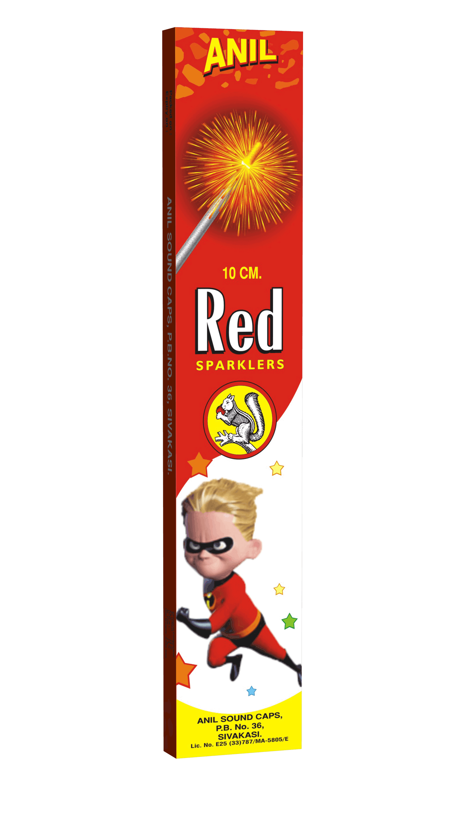 10 cm Deluxe Red Sparklers (10 Pcs) – ANIL