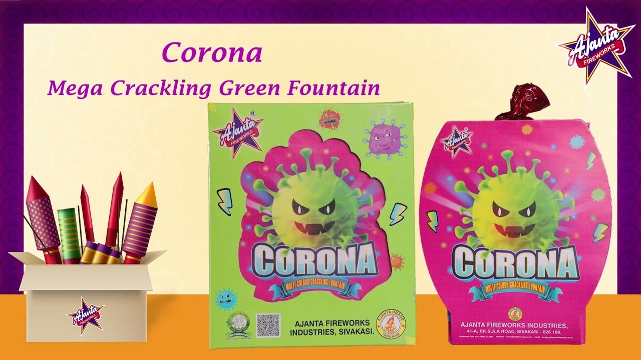 Corona (Mega Crackling Fountain) – AJANTA