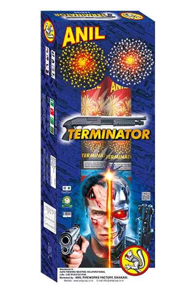 Terminator (New) (Glittering Silver Line & Yellow Sparks) – ANIL