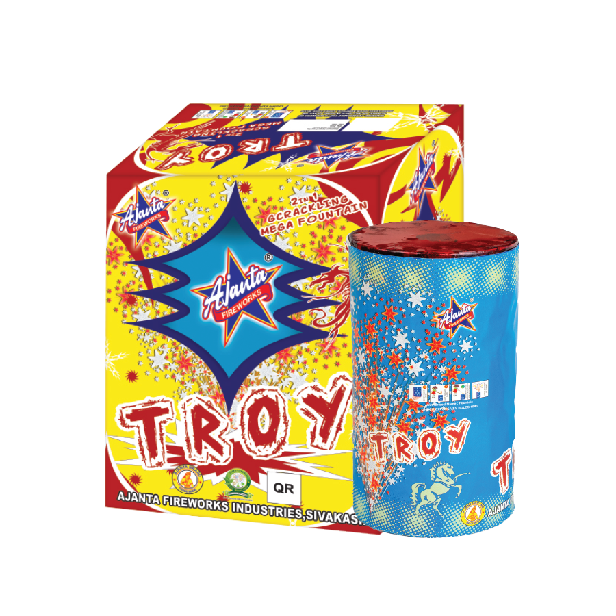 Troy (2 in 1 Red & Crackling Fountain) – AJANTA