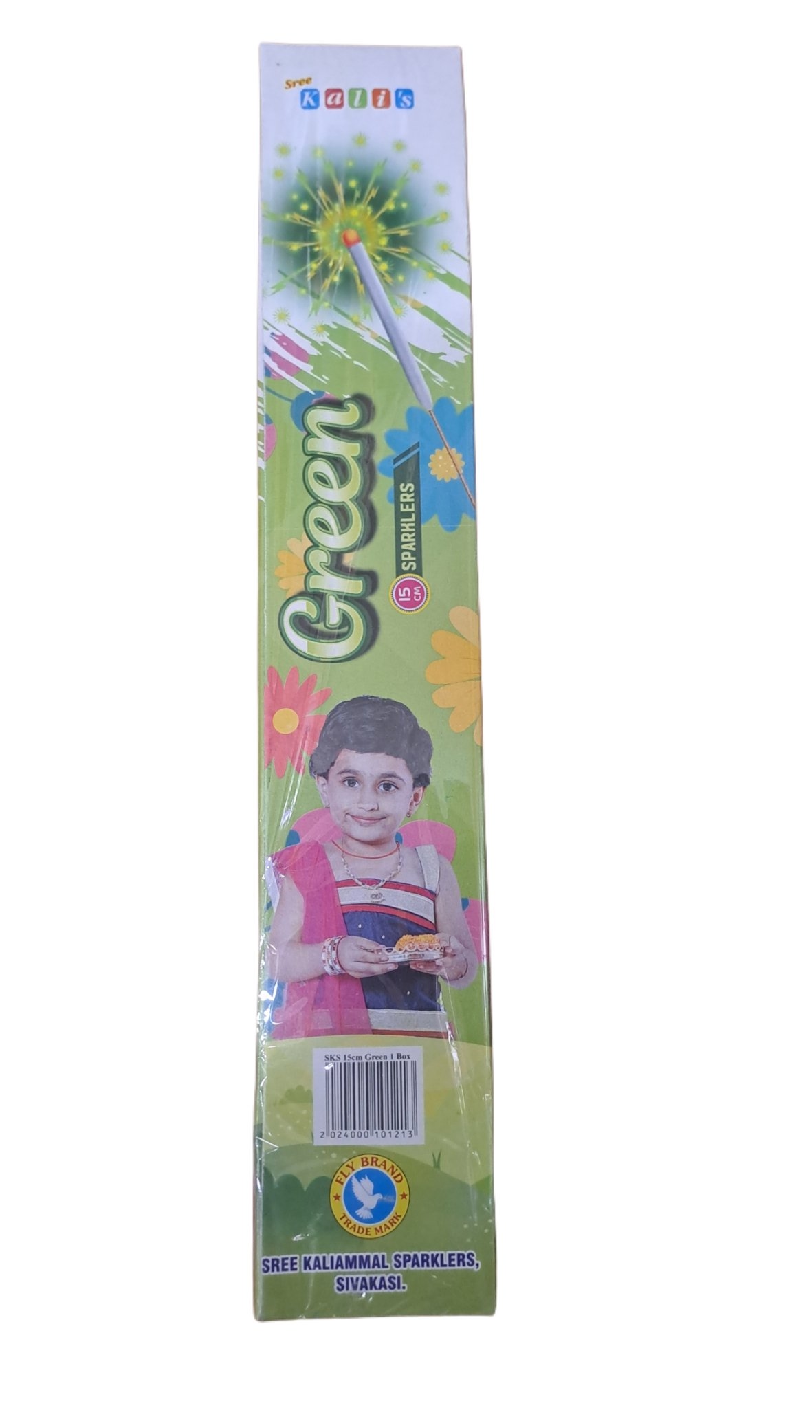 15 Cm Green Sparklers – CAPTAIN