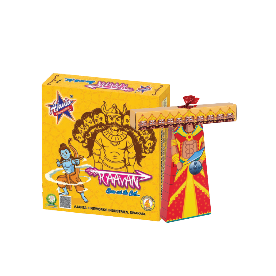Raavan (Mega Crackling Violet Fountain) – AJANTA