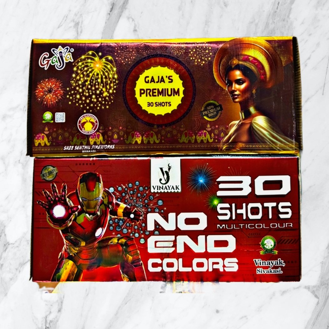30 Shots Multicolour Peacock Dance – CAPTAIN