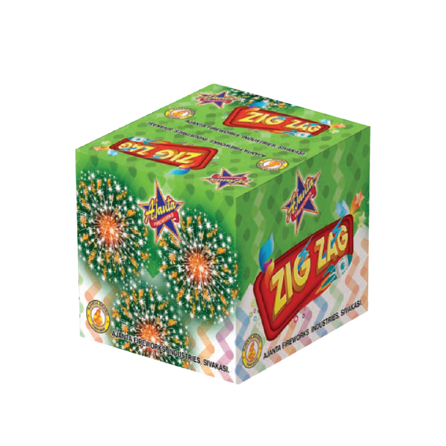 Zig Zag (Star Crackling 9 Shots) – AJANTA