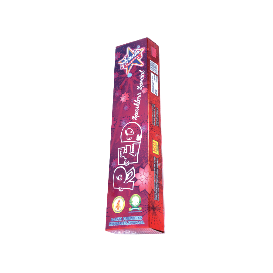 10 CM Red Sparklers – AJANTA