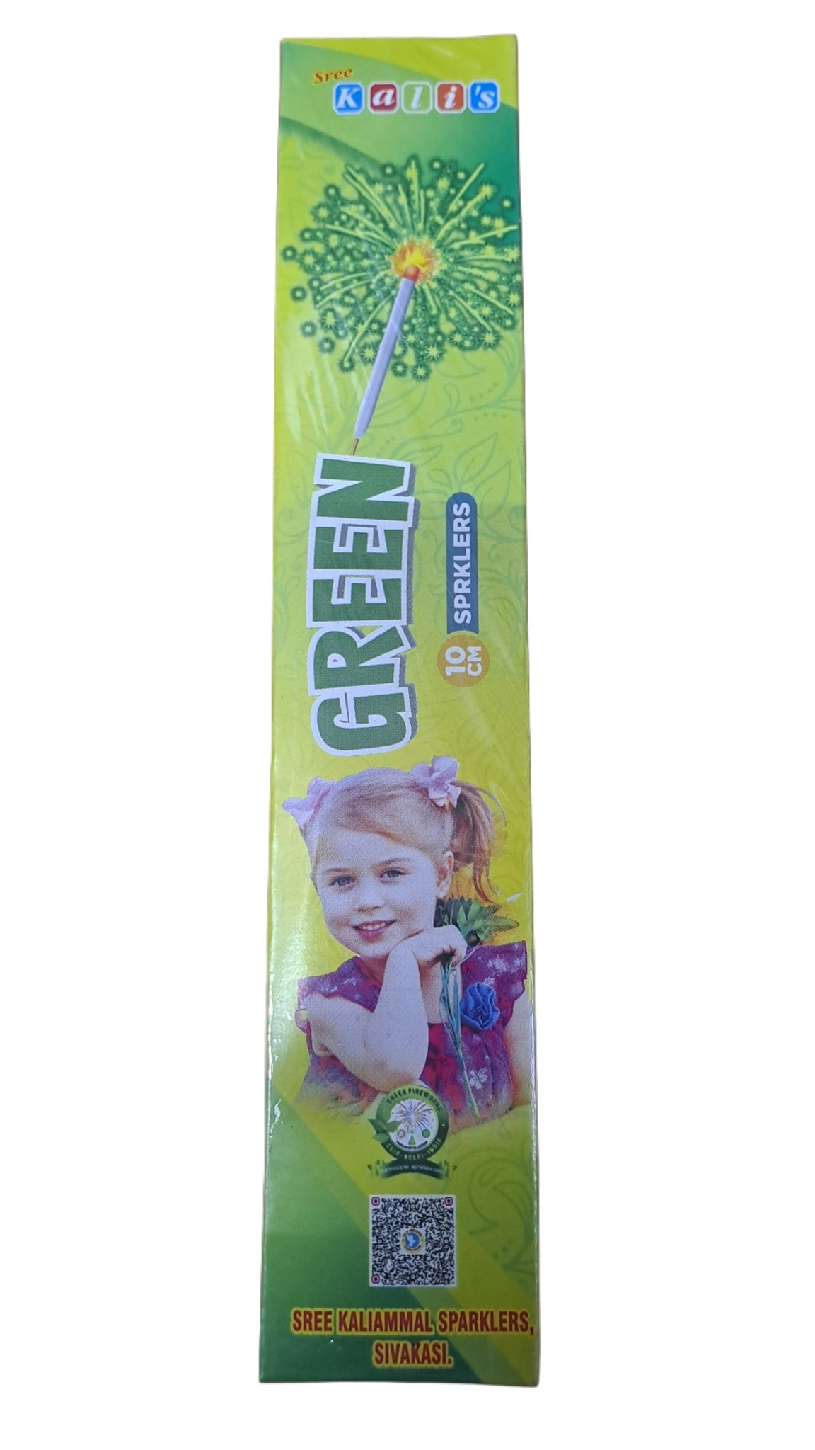 10 Cm Green Sparklers – CAPTAIN